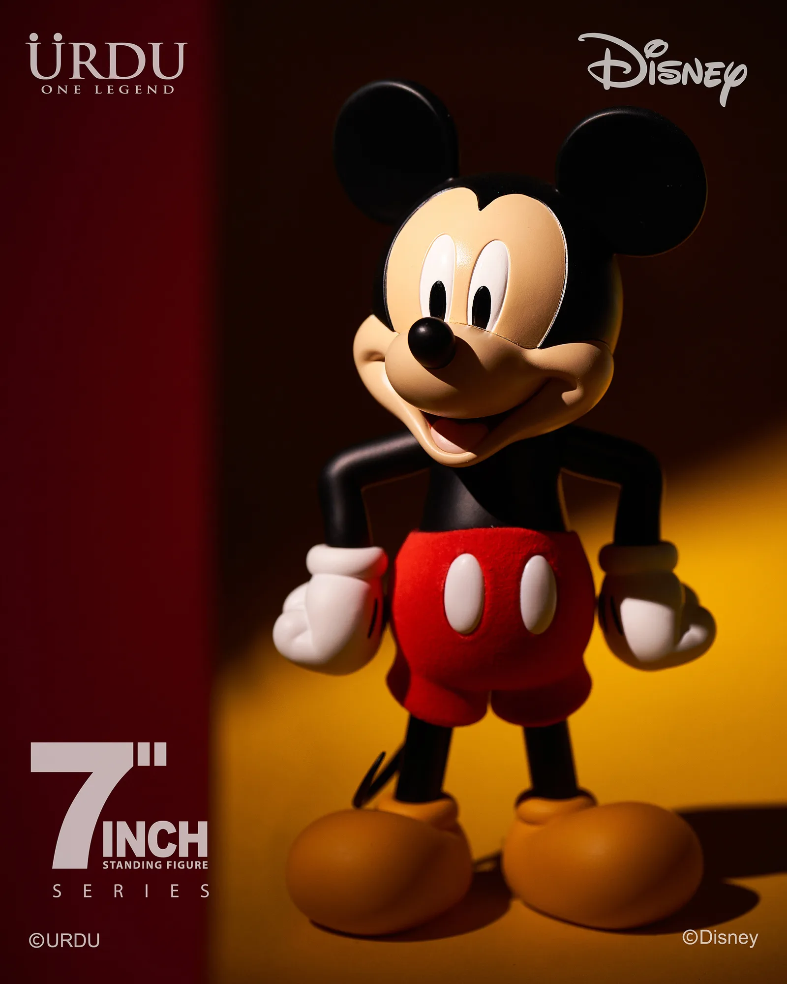 URDU / DISNEY 7 INCH STANDING FIGURE - MICKEY MOUSE