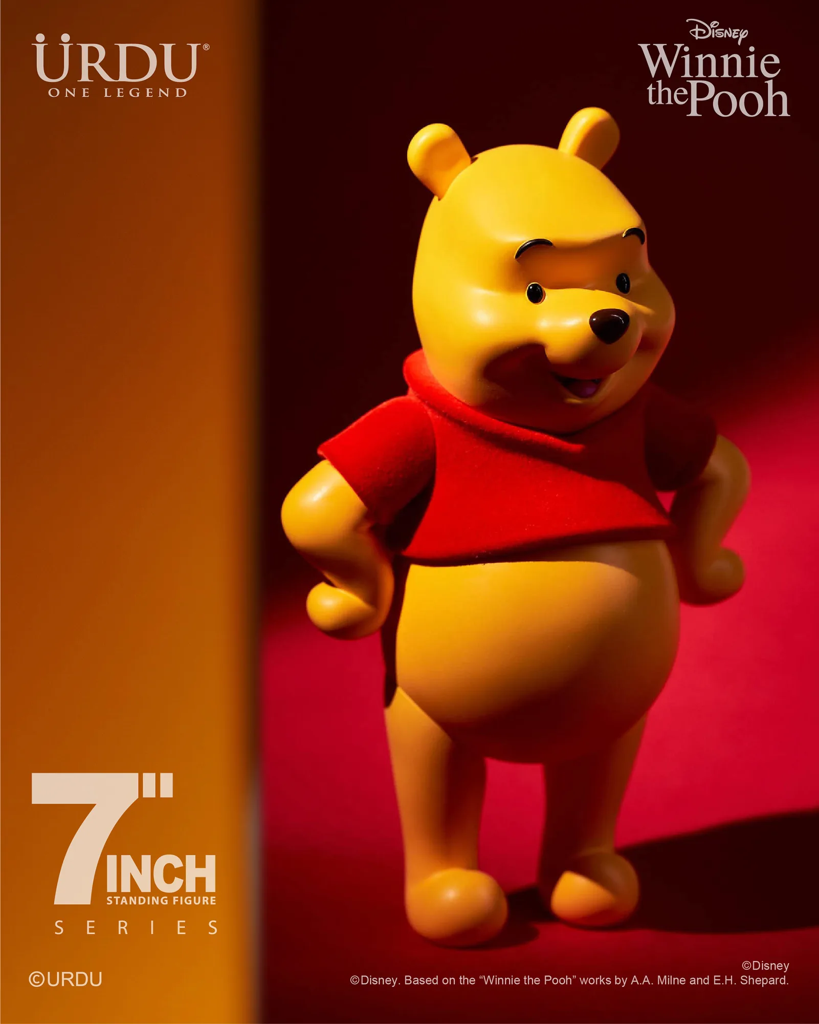 URDU / DISNEY 7 INCH STANDING FIGURE - WINNIE THE POOH
