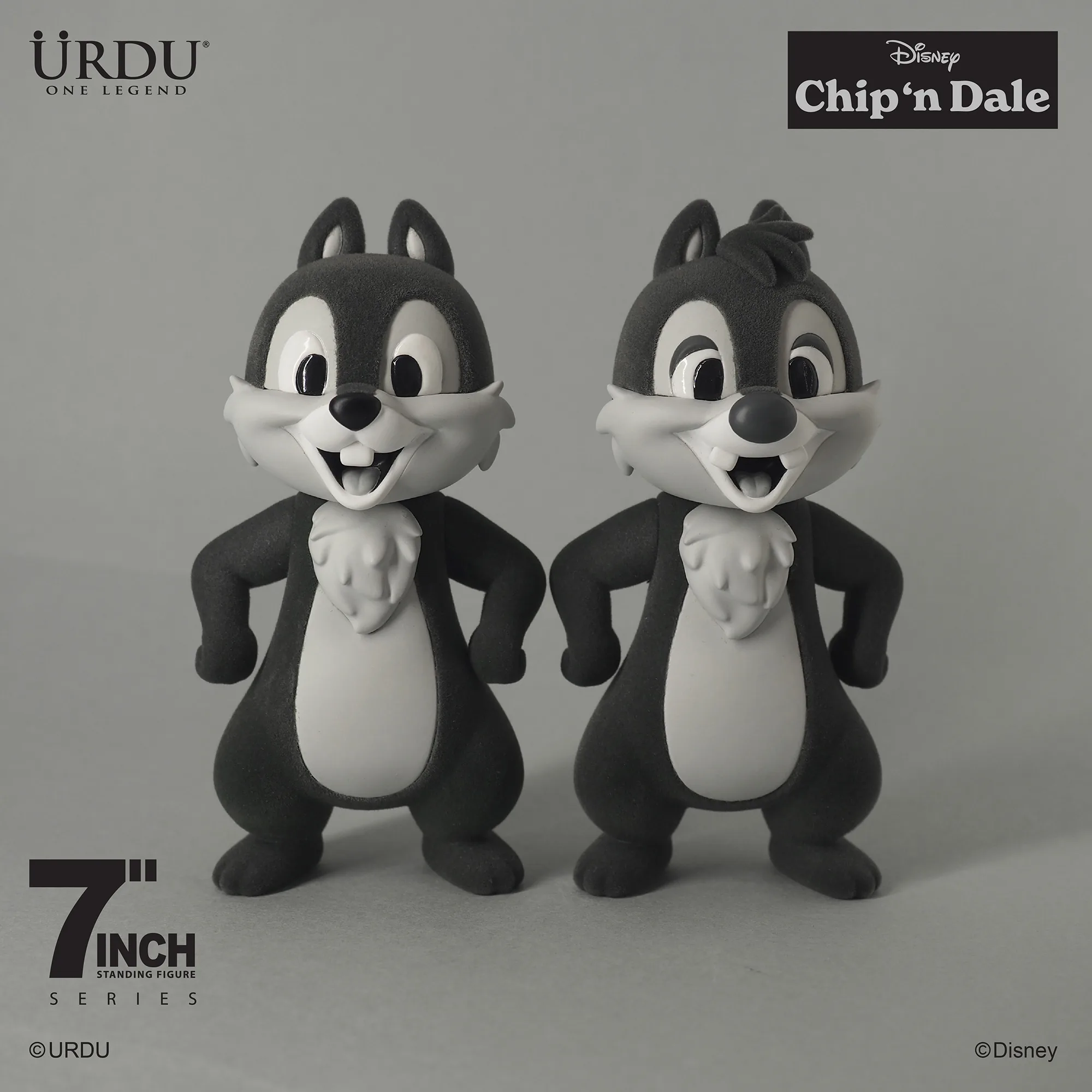 URDU / DISNEY·PIXAR 7 INCH STANDING FIGURE - CHIP ‘N DALE (MONO VERSION)