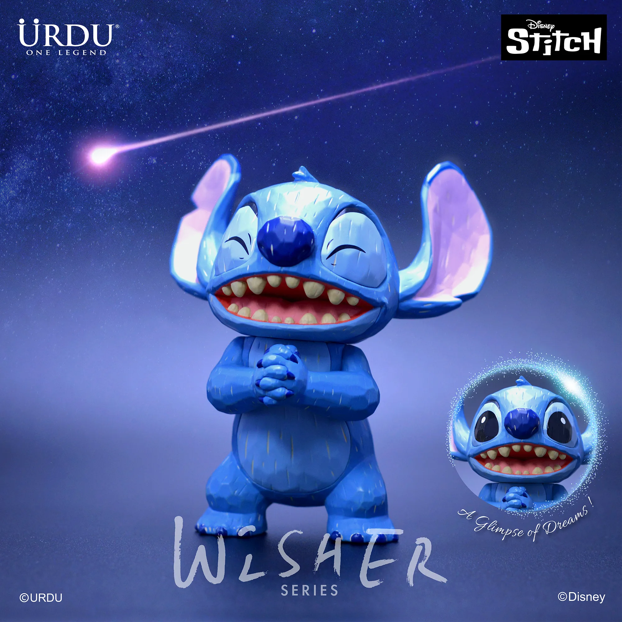 URDU / DISNEY WISHER SERIES FIGURE - STITCH