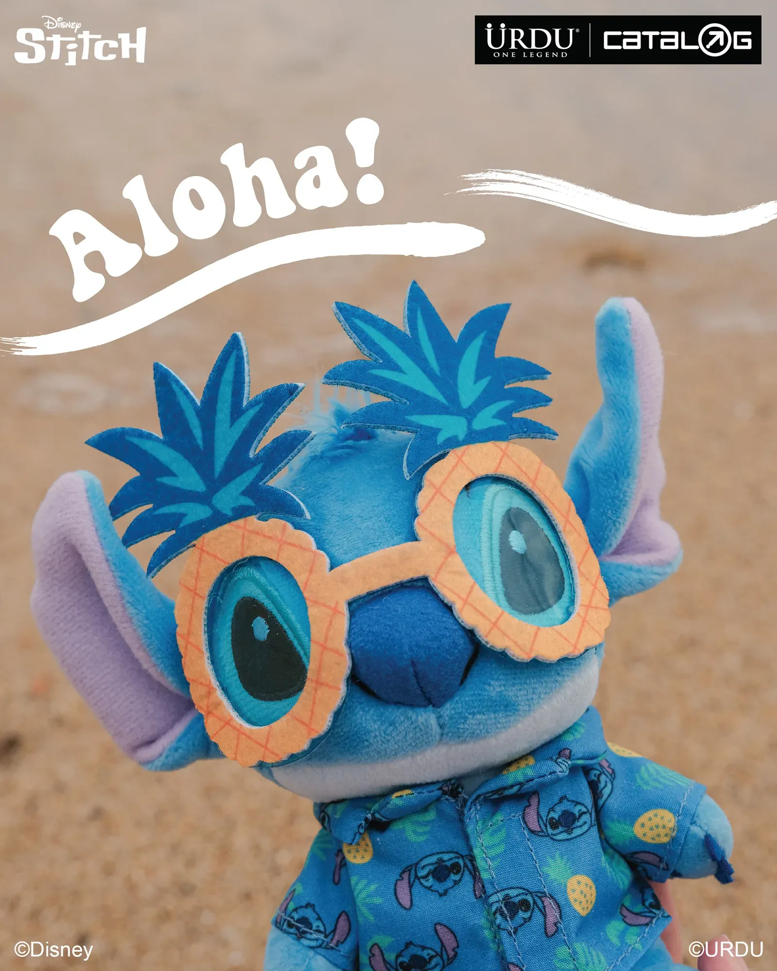 URDU / DISNEY ACTION SOFTOY SERIES - STITCH (SPECIAL EDITION)