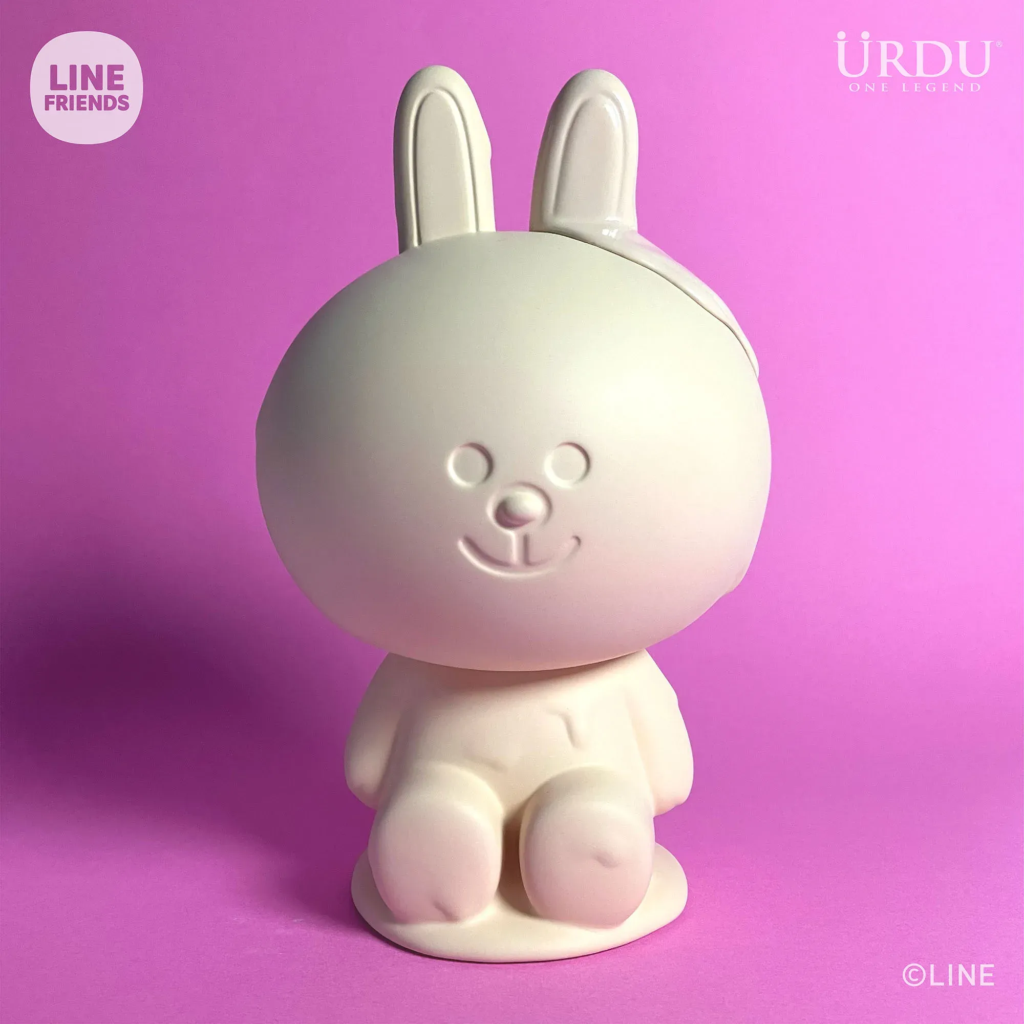 LINE FRIENDS meets URDU 7 INCH MELTING CHOCOLATE FIGURE - CONY