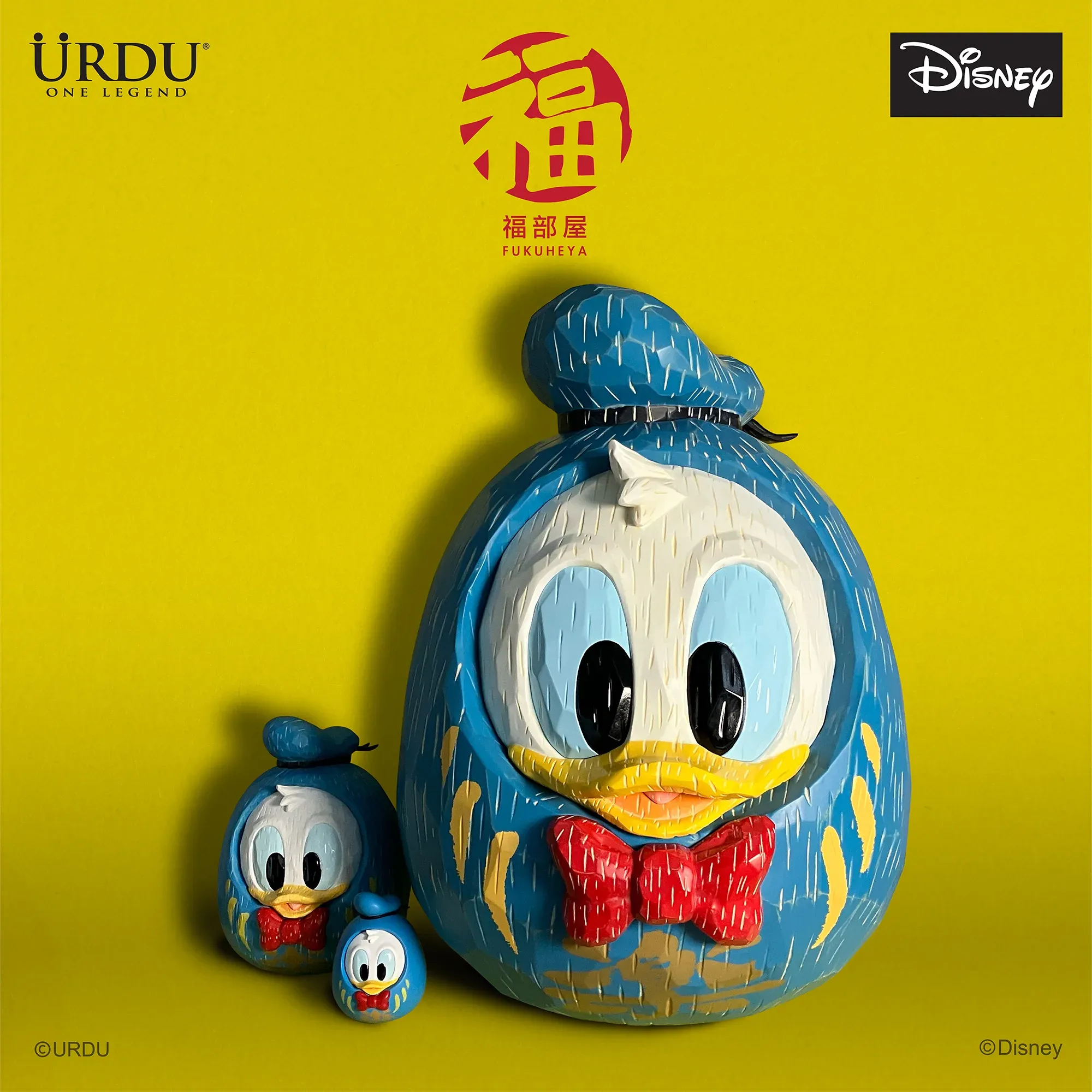 URDU / DISNEY FUKUHEYA DARUMA - DONALD DUCK (ORIGINAL)