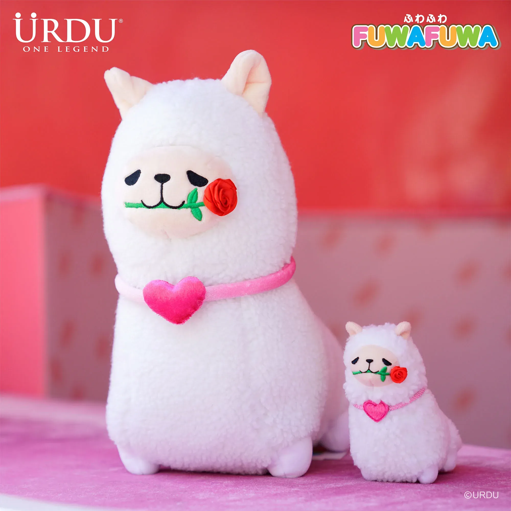 URDU FUWAFUWA PLUSH SERIES - VALENTINE VERSION(30CM)