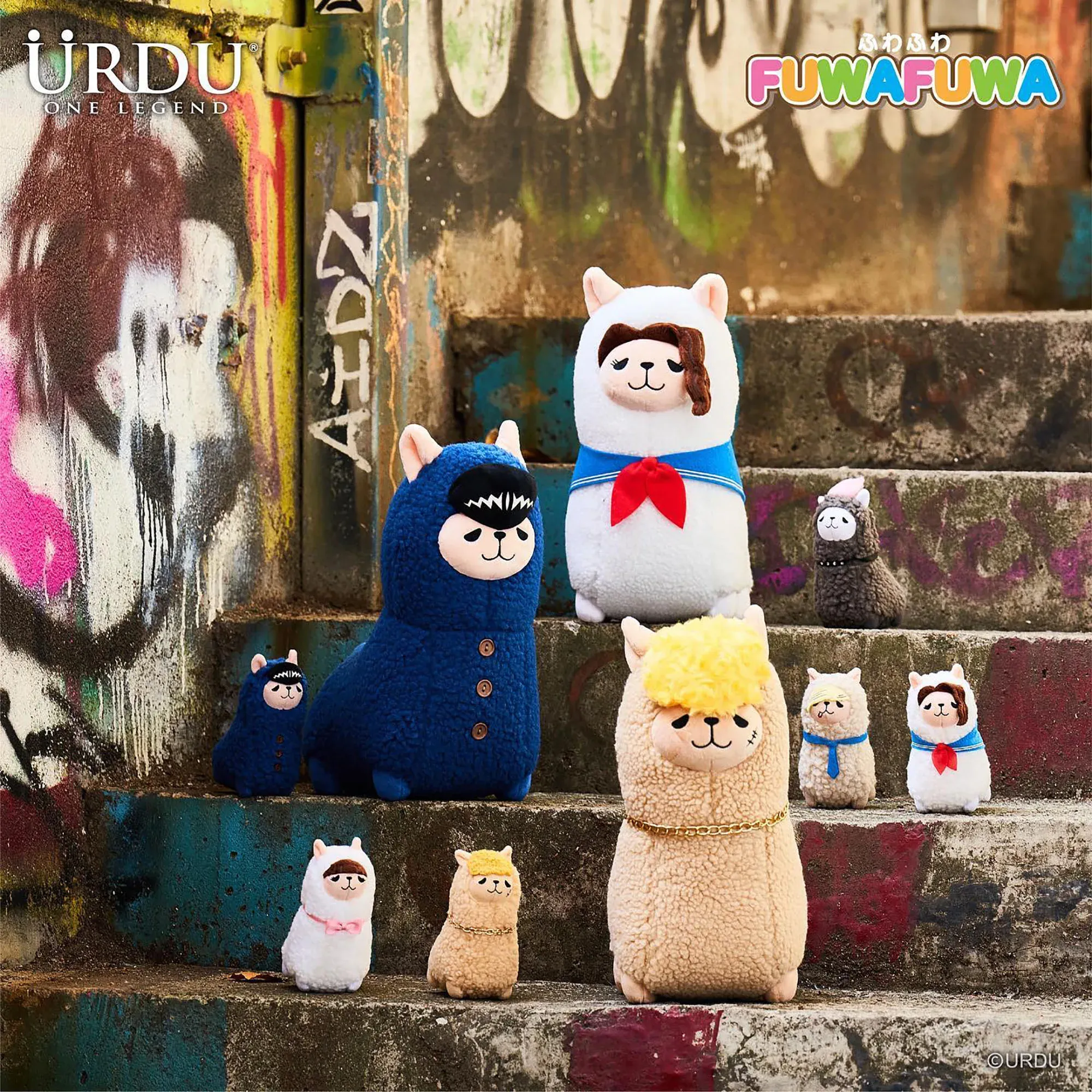 URDU FUWAFUWA PLUSH SERIES - ALPACA 2 (30CM)