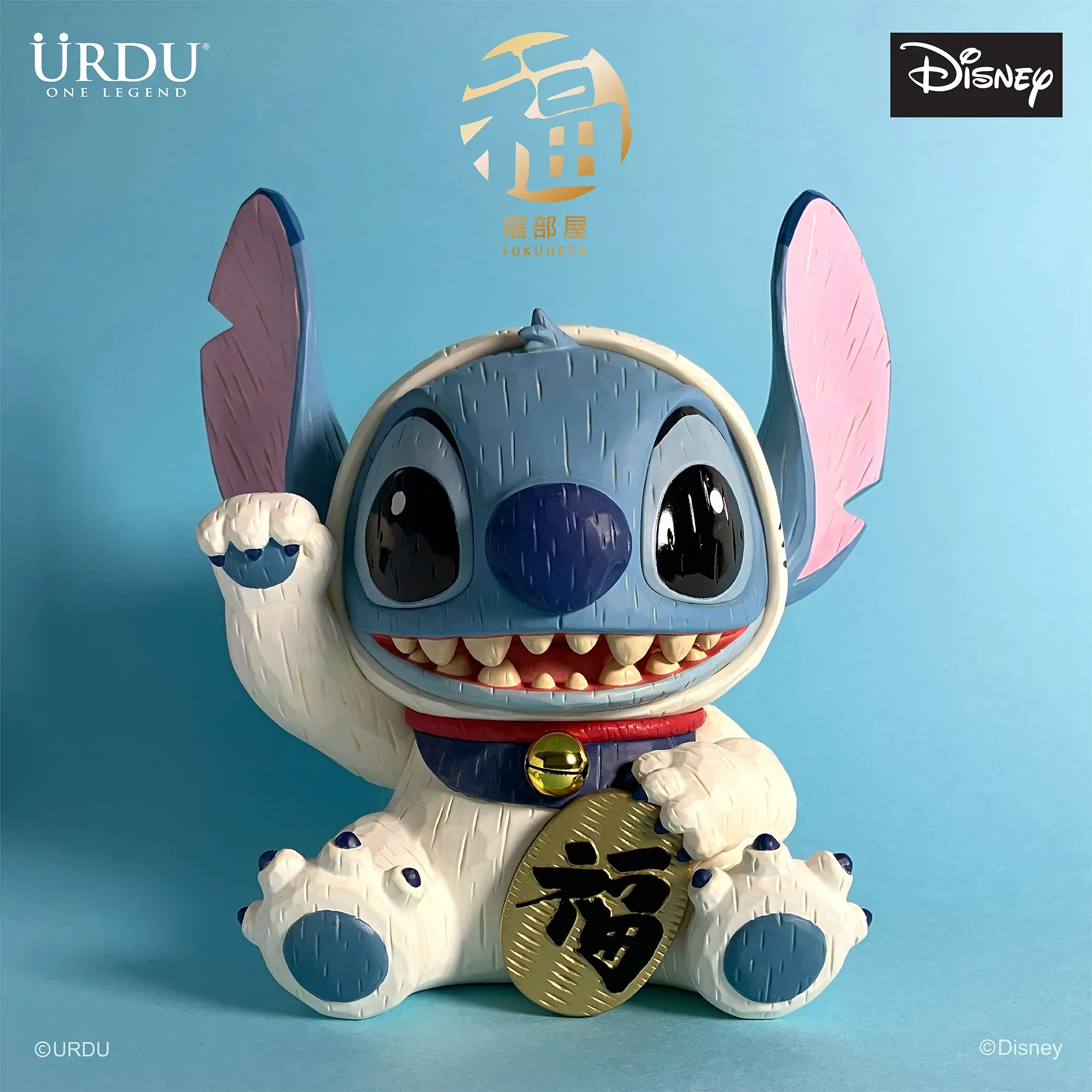 URDU / DISNEY FUKUHEYA MANEKI NEKO - STITCH (ORIGINAL)