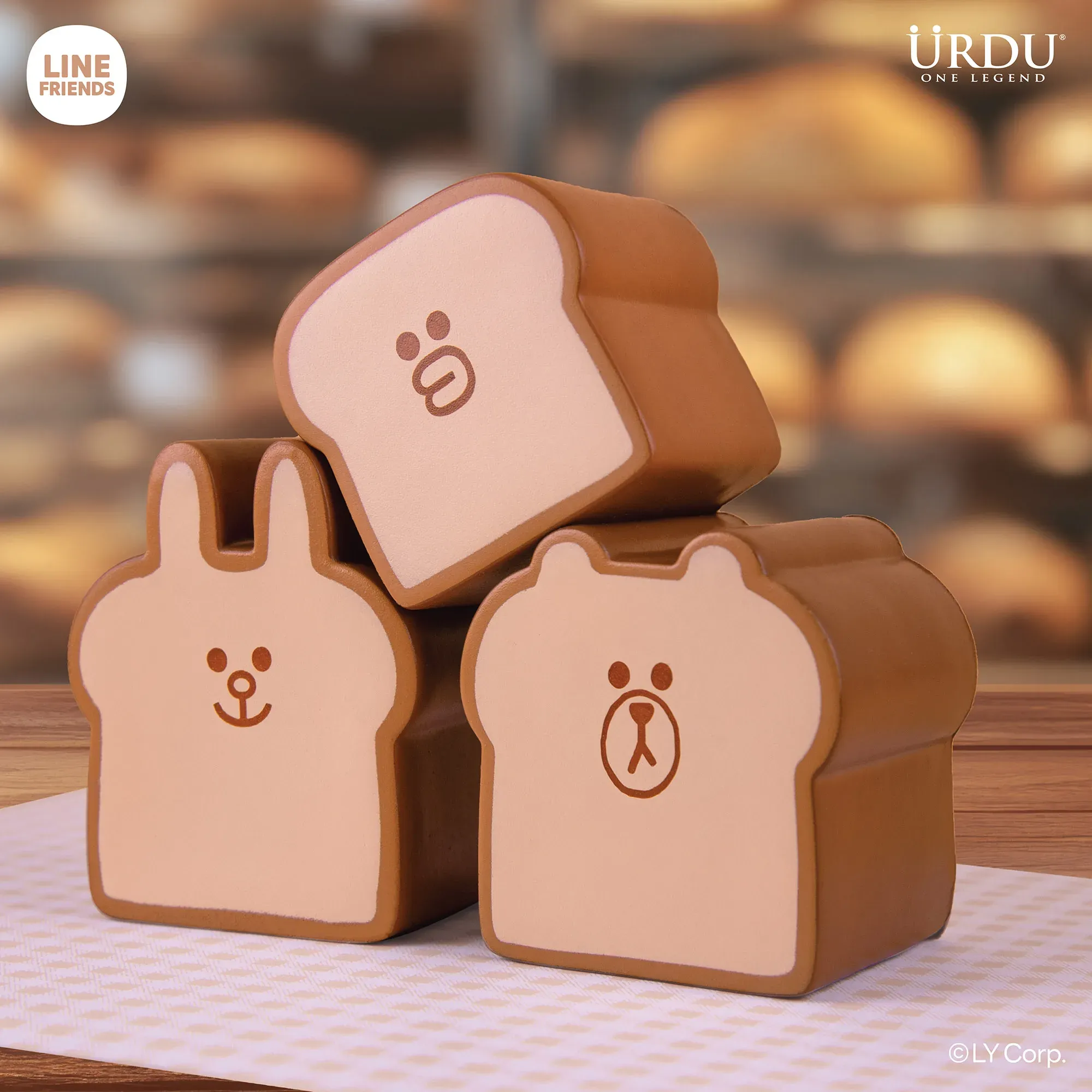 LINE FRIENDS meets URDU BAKERY SERIES - LOAF SET