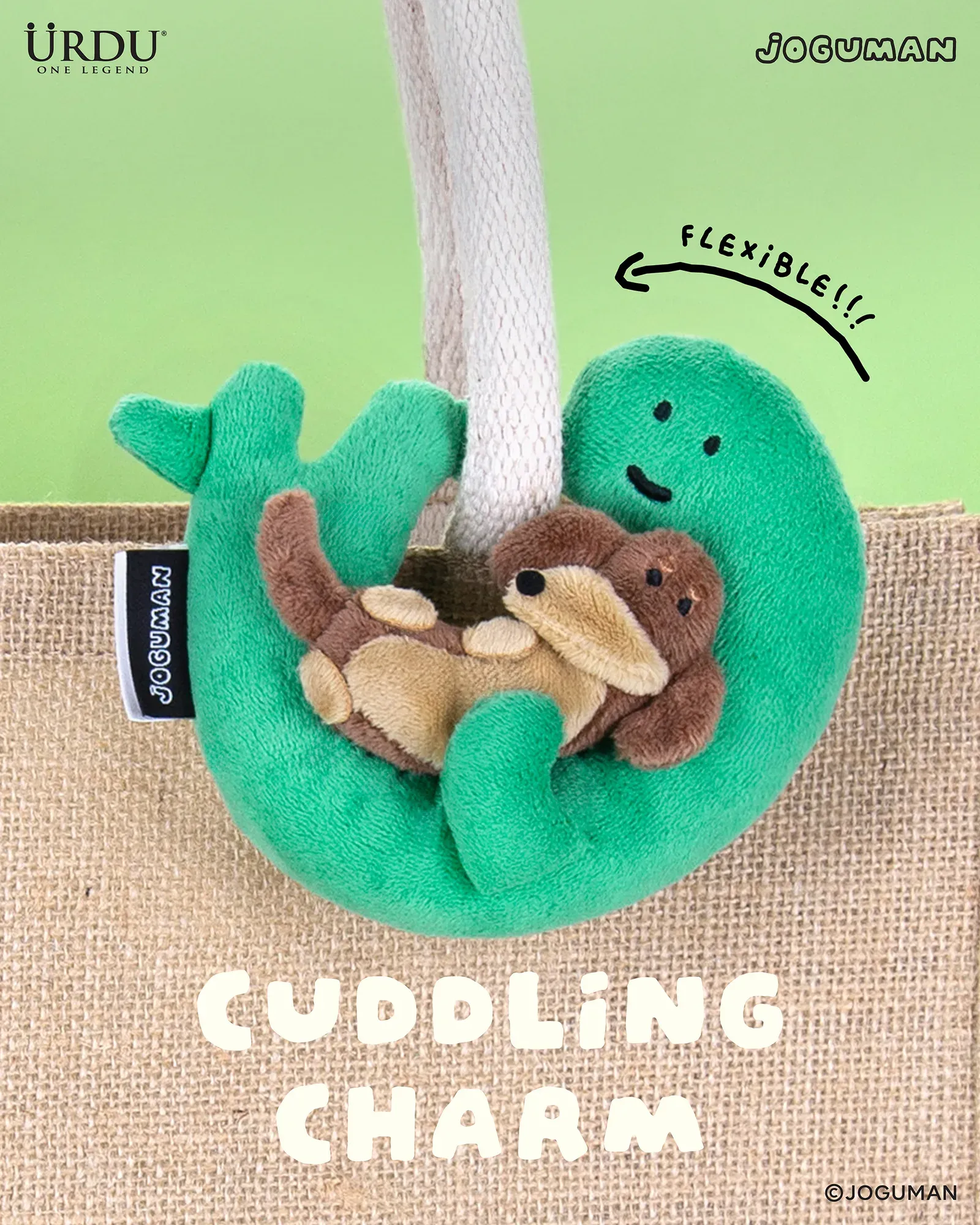 JOGUMAN meets URDU - CUDDLING CHARM - WOODY